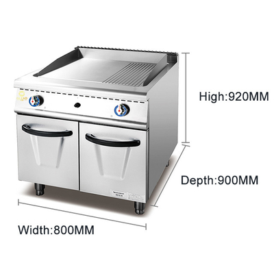 17.8KW commerciële kookmachine met lage geluidstemperatuur gasklep GL RG model