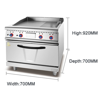 Laag lawaai instelbare kookapparatuur met temperatuurregeling 17,8 kW