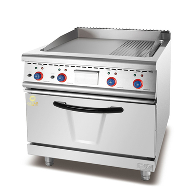 GL RG LPG/NG Gas Valve Commercial Cooking Range Machine 17,8 kW met instelbare temperatuurregeling