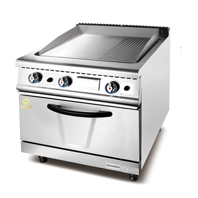 GL RG LPG/NG Gas Valve Commercial Cooking Range Machine 17,8 kW met instelbare temperatuurregeling