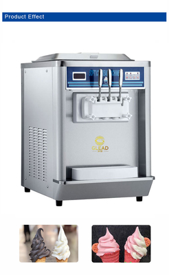 220-240V 2N~50HZ Professionele ijsmaker 12-18kg/h Uitgang 2x1.8L Vriesbak