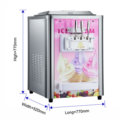 1.7kW industriële koelinstallatie voor 2x5.8L Hopper 12-18kg/h Productie 220-240V Spanning