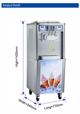 22-28 kg/uur 32-40 L/uur Productie Industriële koelapparaat met dubbele 5,8 L hopper