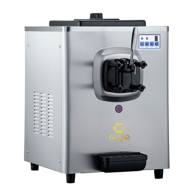 1.6L vriesbak zachte ijsmachine met 5L Hopper 220-240V Spanning 100-150 kopjes per uur