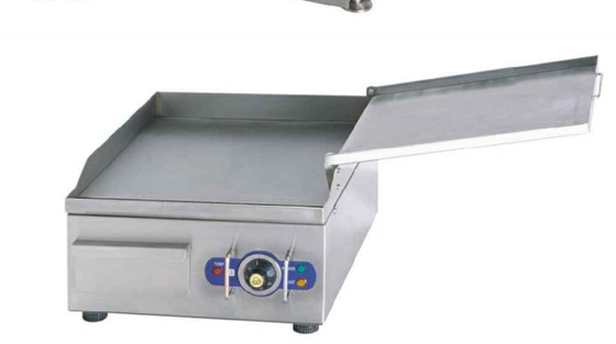 Commerciële roestvrijstalen elektrische grill met een breed temperatuurbereik voor culinaire veelzijdigheid