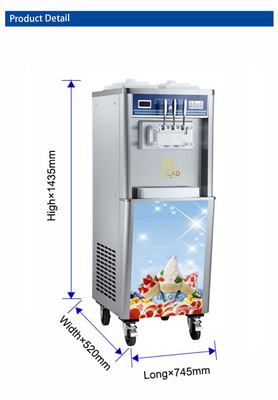 Commerciële ijsmachine met voorkoeling 20-25 kg/uur Productie R22/R404A koelmiddel