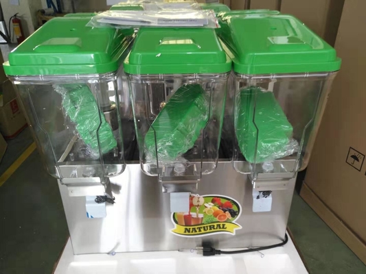 Zwarte 48L Juice Dispenser koelmachine met 330W vermogen en R134a koelmiddel
