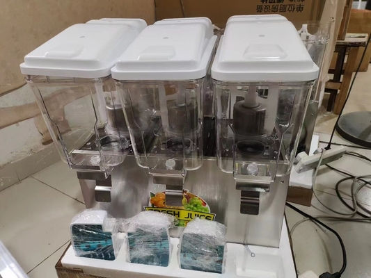 Zwarte 48L Juice Dispenser koelmachine met 330W vermogen en R134a koelmiddel