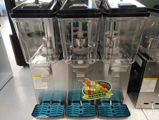 Zwarte 48L Juice Dispenser koelmachine met 330W vermogen en R134a koelmiddel