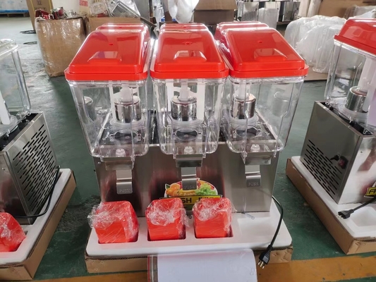 Zwarte 48L Juice Dispenser koelmachine met 330W vermogen en R134a koelmiddel