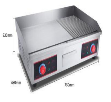 Precieze temperatuurregeling 0-100°C Restaurant kookapparatuur met zilveren afwerking