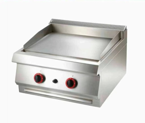 Commerciële gas roestvrij staal grill Kook verschillende gerechten bij gecontroleerde temperaturen
