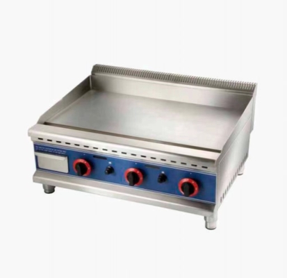 Commerciële gas roestvrij staal grill Kook verschillende gerechten bij gecontroleerde temperaturen
