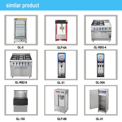 Professionele commerciële gaskachel met oven SS304 Constructie LPG / aardgas