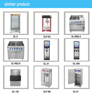 Hotel Gas 4 Range Oven Met Oven SS304 LPG / aardgas Type Voor commercieel gebruik