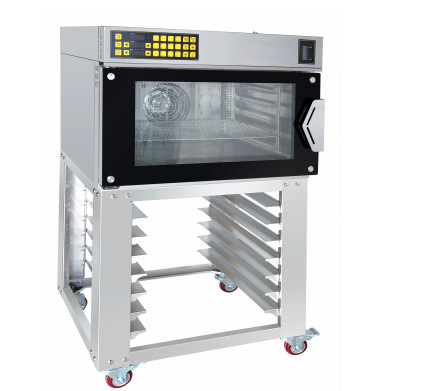 Digitaal bedieningspaneel met een capaciteit van 220 V. Zwarte kookapparatuur voor het koken in convectieovens.