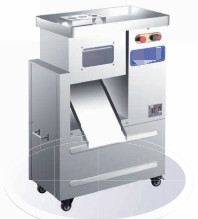 Roestvrij staal vlees snijmachine met 0,75 kW vermogen en 3,5-5 mm snijblad