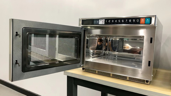 25L zwarte/witte magnetron voor koken bij temperatuur 0-200C met membraan touch control