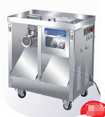 Elektrische 1,1 kW Flip Top vleesmaler en snijmachine voor commerciële vleesverwerking