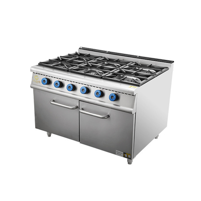 Gas aangedreven hotel met oven SS304 voor grootschalige voedselproductie.