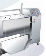 150L/180L/300L roestvrijstalen vleesverwerkingsmachines Elektrische mixer met handmatige ontlading