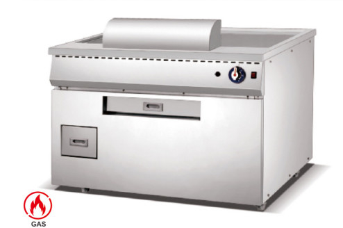Japanse Gas Teppanyaki Machine LPG 0.C~200.C Temperatuur voor authentieke restaurant koken