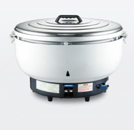Mechanische bedieningspaneel Rijstkoker 25L capaciteit in zwart/wit/blauw