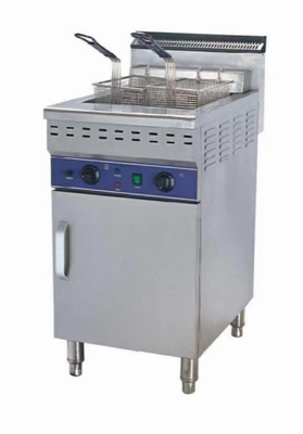 Elektrische roestvrijstalen commerciële fritur met temperatuurregeling 0°C~300°C voor perfecte voedsel frituren