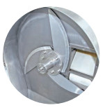 50 Hz nominale frequentie Fruit Processing Equipment met 110/140/170mm doorbreed digitale display
