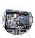 50 Hz nominale frequentie Fruit Processing Equipment met 110/140/170mm doorbreed digitale display