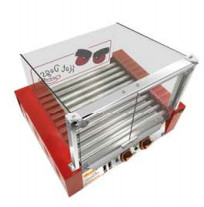 Geavanceerde Fruit Processing Machine met 660*490*540mm Grootte en 9 Rollers Hot Dog Grill