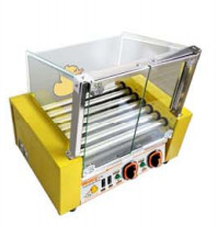 Geavanceerde Fruit Processing Machine met 660*490*540mm Grootte en 9 Rollers Hot Dog Grill