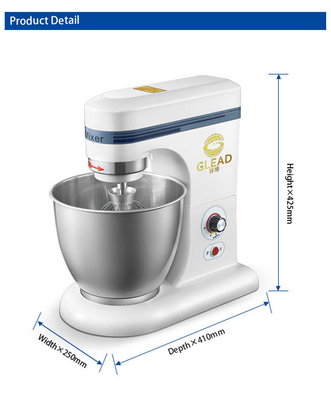 Professionele koekmixer met een capaciteit van 7 liter met koperdraadmotor