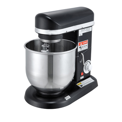 Commerciële hotel cake mixer met 7L capaciteit en stabiele koperdraad motor 14KG 0,35KW vermogen