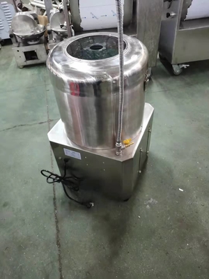 Roestvrij staal commerciële aardappelpeeler 400 kg/uur Capaciteit 1,5 kW Power Voor hotels en restaurants