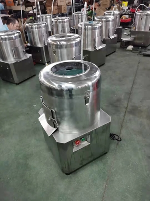 Roestvrij staal aardappelmachine 1.5kw 150min/r Rotatiesnelheid 400KG/h Capaciteit