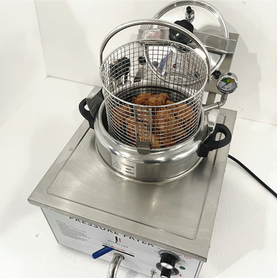 Draagbare 16L Chicken Fryer voor commercieel hotel met 21 kg N.W. en 3 kW stroom