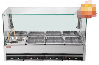 Roestvrij staal Kanto Kookplaat 9KW 220V 50-60HZ Kookfunctie Vier / Zes / Acht Dozen