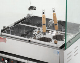Roestvrij staal Kanto Kookplaat 9KW 220V 50-60HZ Kookfunctie Vier / Zes / Acht Dozen