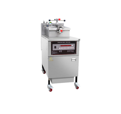 Commerciële hotelapparatuur Hoteloplossing Gasdoeltreffendheid Gebakken kippenmachine met oliefilter