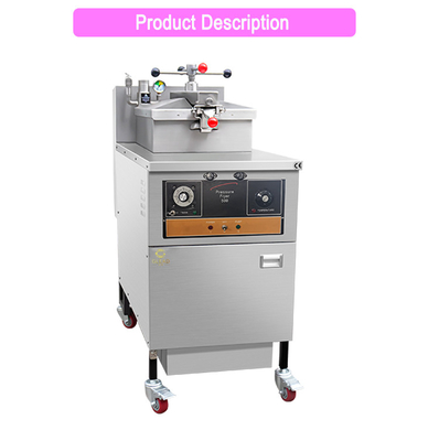 Commerciële hotelapparatuur Hoteloplossing Gasdoeltreffendheid Gebakken kippenmachine met oliefilter