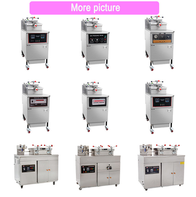 Mechanische panelen Gas kip frituur 0,48 kg/uur Gasverbruik 160 KKg Gebakken kip machine