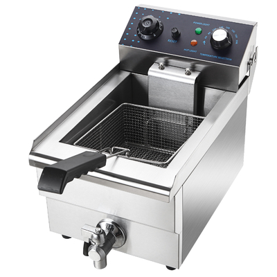 Compacte twee-scherm Fryer Voedselproductie Lijn Equipment Voor kleinere keukens Fryer