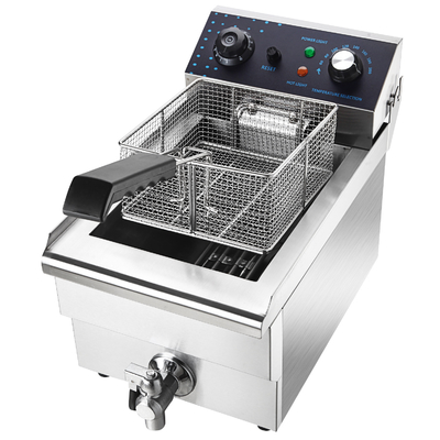 Compacte twee-scherm Fryer Voedselproductie Lijn Equipment Voor kleinere keukens Fryer