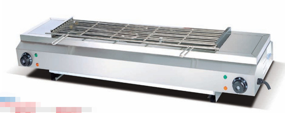Elektrische of gasrookloze barbecueoven 220 V voor bakken in commerciële keukens
