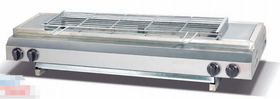 Rookloze barbecueoven met elektriciteit of gas met ontwerp en technologie