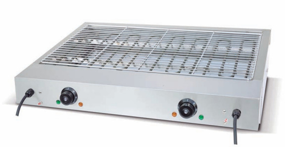 Elektrische of gasrookloze barbecueoven 220 V voor bakken in commerciële keukens