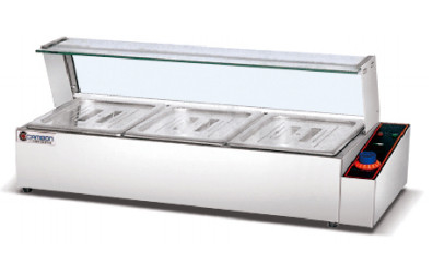 3-tank commerciële keuken kookapparatuur met 220-240V/50-60HZ Spanning Electric Bain Marie