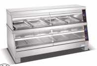 1.8KW Warming Showcase voor het verbeteren van klanttevredenheid en behoud