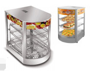 Gemakkelijke voedselkeuze met verwarmingsvitrine 800*480*635 mm N.W 40Kg verwarmingsvitrine